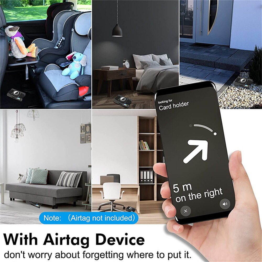 RFID Wallet with Apple AirTag holder