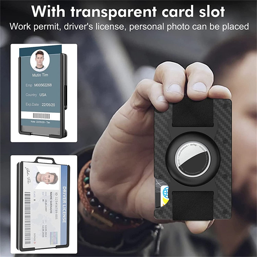 RFID Wallet with Apple AirTag holder