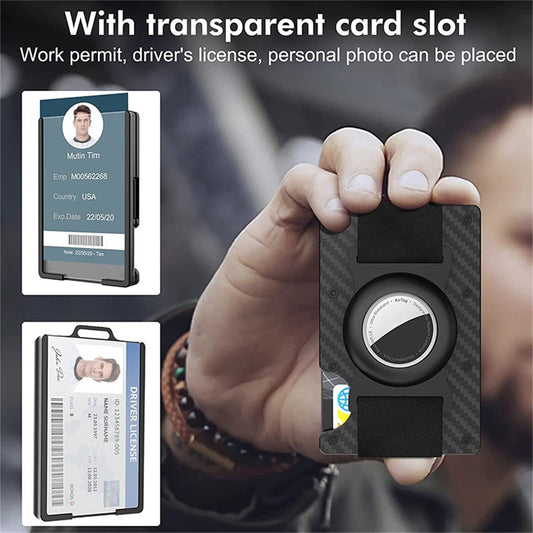 RFID Wallet with Apple AirTag holder